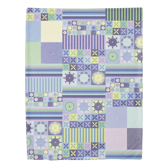 Nanna's Pretty Faux Knit Crochet Blanket Pattern (Front)