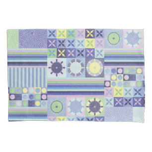 Nanna's Pretty Faux Knit Crochet Blanket Pattern Pillow Case