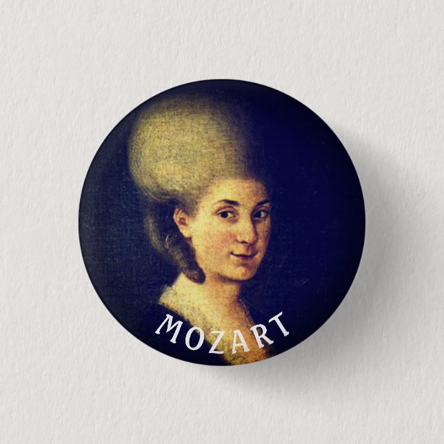 Nannerl Mozart Button (Front)
