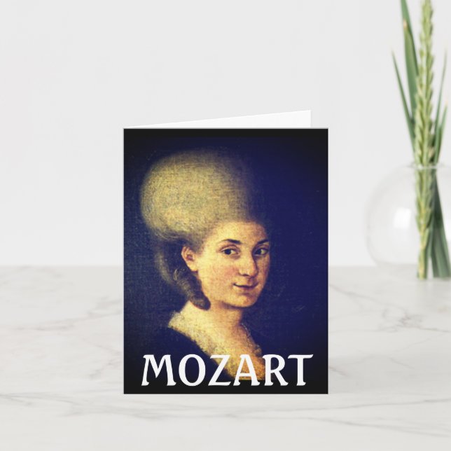 Nannerl Mozart Note Card (Front)