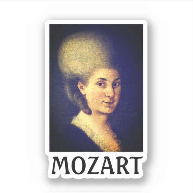Nannerl Mozart Sticker (Front)