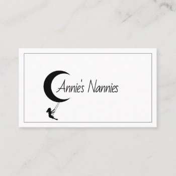 Nannies Nanny Babysitting Child Care Company Business Card by olicheldesign at Zazzle