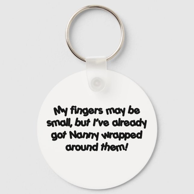 Nanny's Wrapped! Keychain (Front)