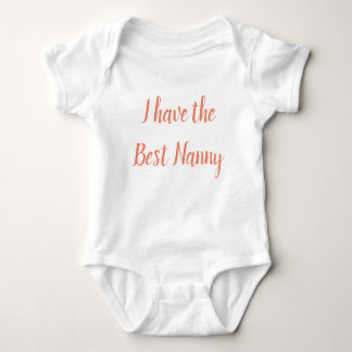 Nanny baby bodysuit for babies