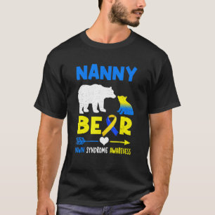 Nanny Bear Family Matching Down Syndrome Awareness T-Shirt
