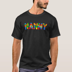 Nanny Brick Builder Blocks Master Builder T-Shirt