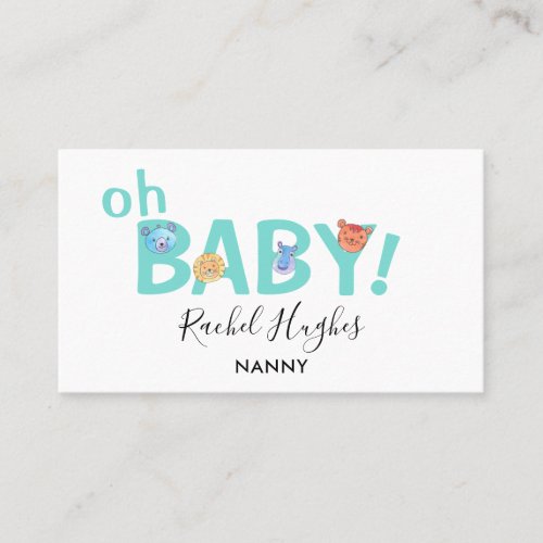 Nanny Business Card