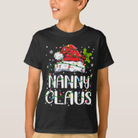 Nanny Claus Christmas Lights Pajama Family Matchin
