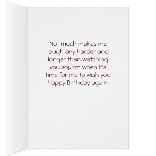 Nanny Goat Humorous Card- customize any occasion (Inside (Right))