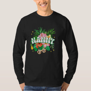 Nanny Hawaii Birthday Party Family Aloha Hawaiian T-Shirt