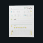 Nanny Log Notepad<br><div class="desc">A cute nanny chart/log for your baby's nanny! It has space for feeding and napping times,  diaper changes,  activities,  mood and notes! Easy to fill in and looks great,  too. 

 Also available:</div>