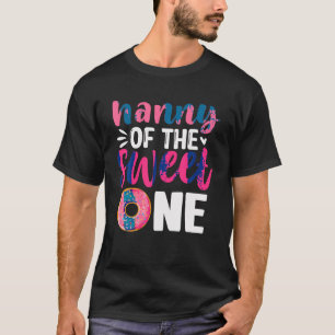 Nanny of Sweet One First Birthday Matching Family  T-Shirt
