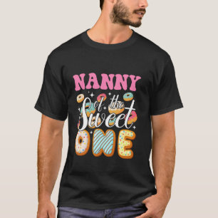 Nanny Of The Sweet One First Birthday Donut Party T-Shirt