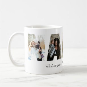 Nanny Photo Collage Gift for Grandma Coffee Mug