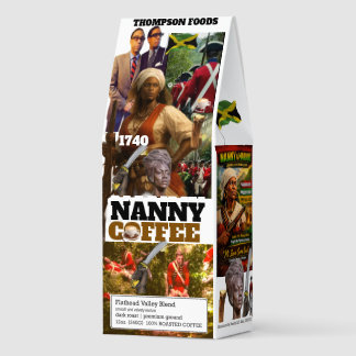 NANNY Roasted Coffee, 12oz Bag, Dark Roast, Flath Coffee