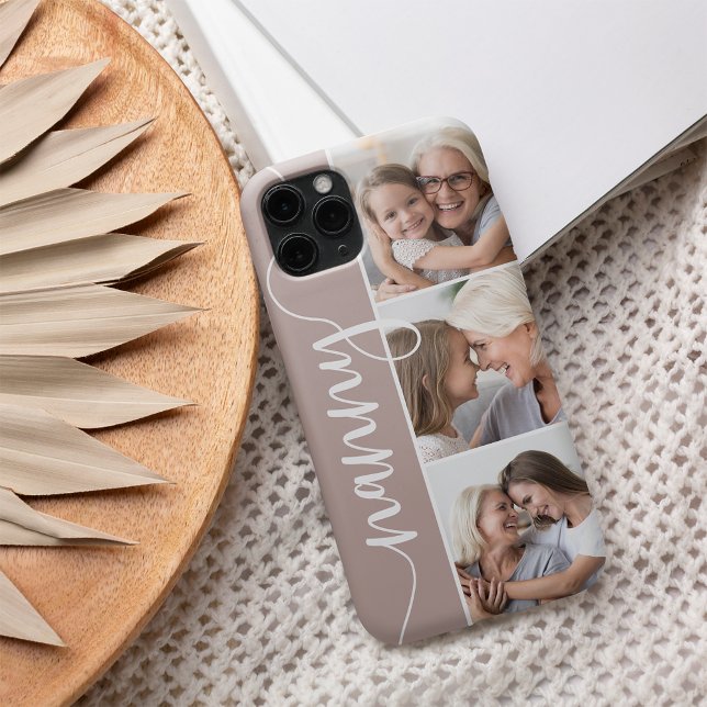 Nanny Script Grandma Photo Collage Case-Mate iPhone Case (Creator Uploaded)