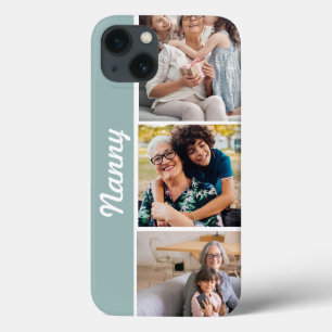 Nanny Script Grandma Photo Collage I Phone Case