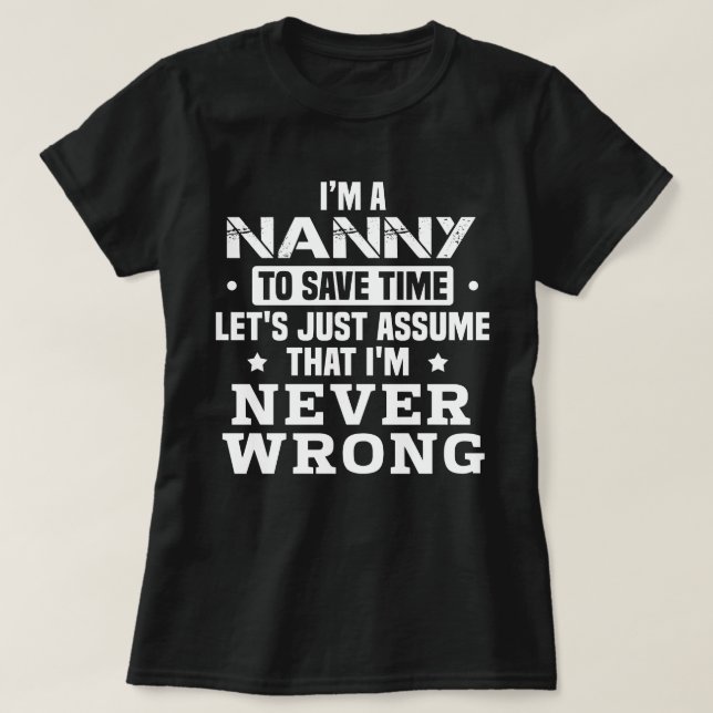 Nanny T-Shirt (Design Front)