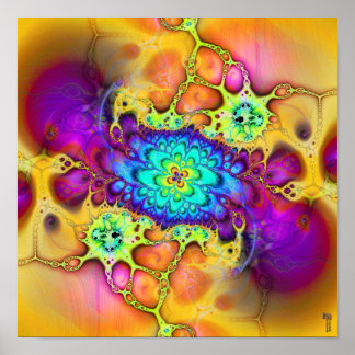 Nano-Cellular Adjustments V 1 (12 by 12) Art Print