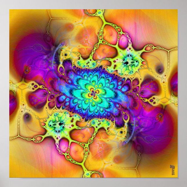 Nano-Cellular Adjustments V 1 (12 by 12) Art Print (Front)