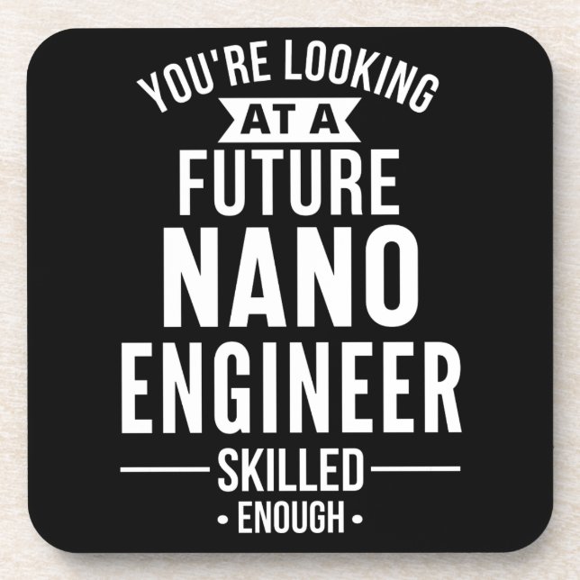 NANO engineer gift Beverage Coaster (Front)