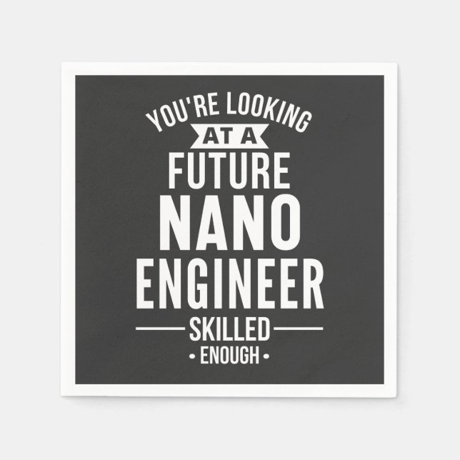 NANO engineer gift Napkins (Front)