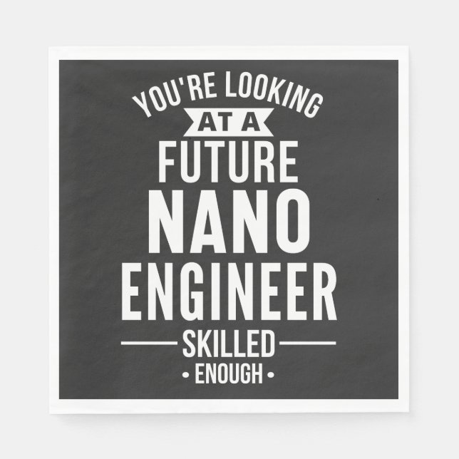 NANO engineer gift Napkins (Front)