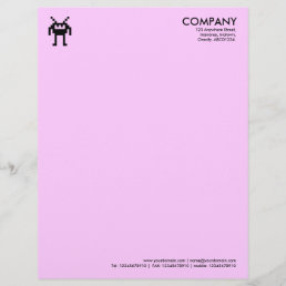Nanobot Symbol - Pink FFCCFF Letterhead