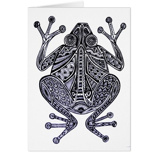 Nanook the Frog Blank Card (Front)