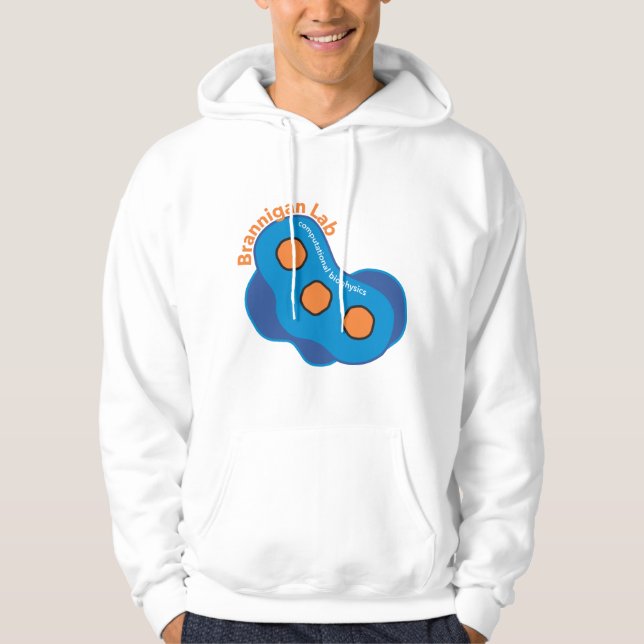 Nanoparticle Design for a Lighter Background Hoodie (Front)
