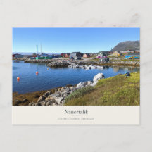 Nanortalik Colorful Harbor in Summer