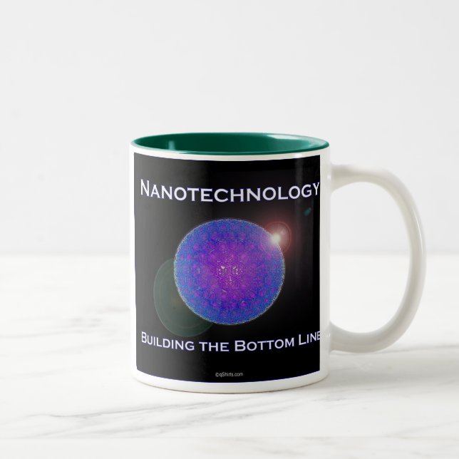 Nanotechnology.  Building the Bottom Line (2) Two-Tone Coffee Mug (Right)