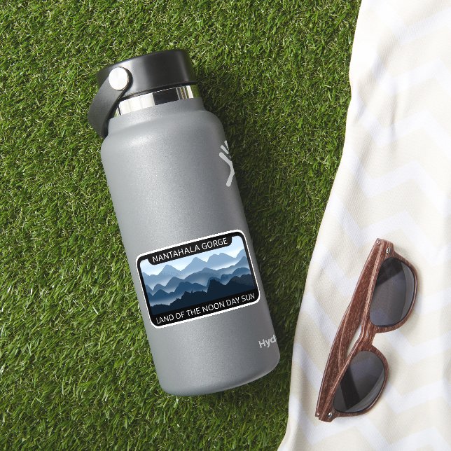 Nantahala Gorge, Land of the Noon Day Sun Sticker (HydroFlask Insitu)