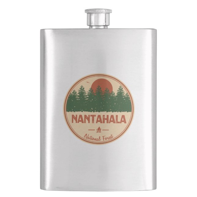 Nantahala National Forest Flask (Front)