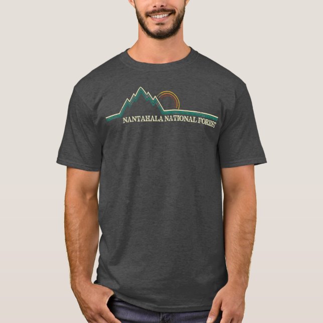 Nantahala National Forest North Carolina Hiking T-Shirt (Front)