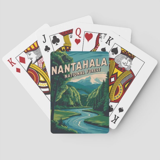 Nantahala National Forest Poker Cards (Back)