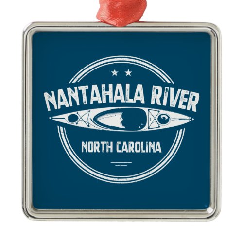 Nantahala River, North Carolina Metal Ornament