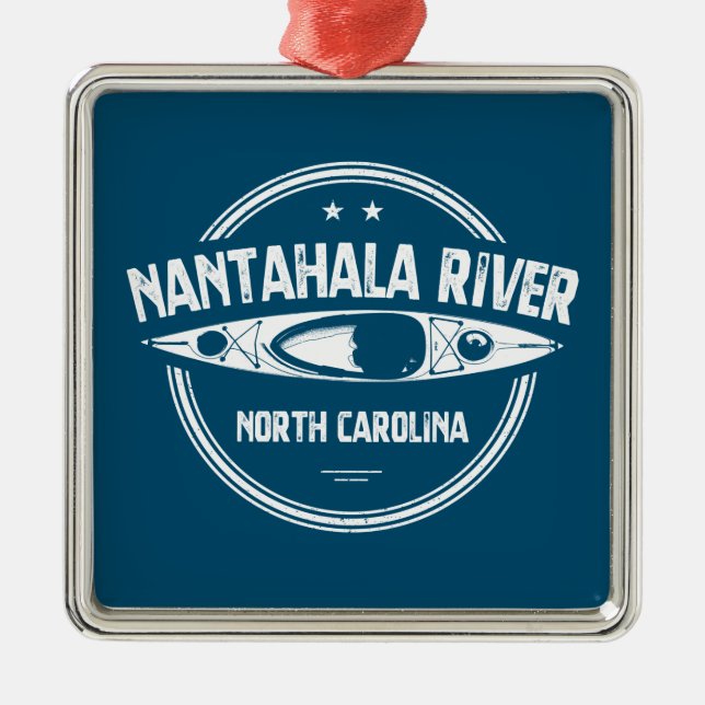 Nantahala River, North Carolina Metal Ornament (Front)