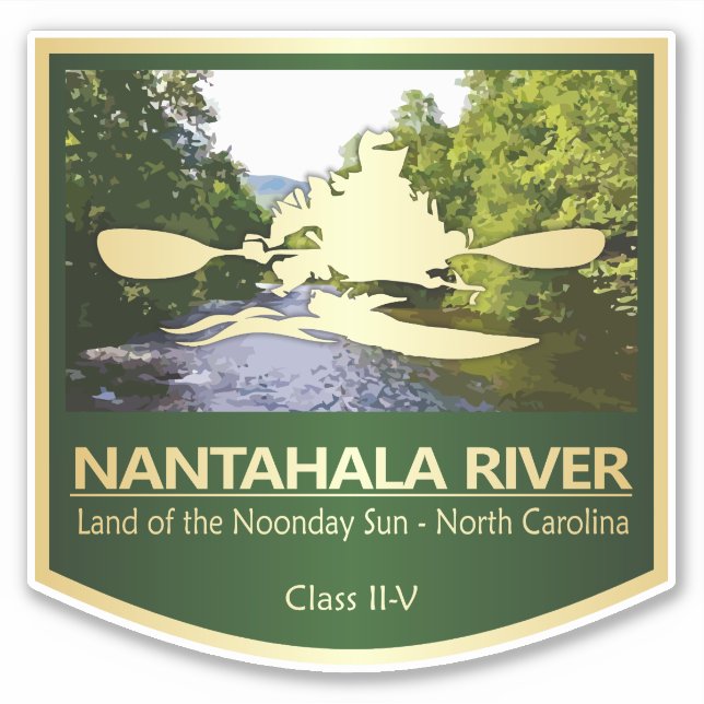 Nantahala River (PFK) Sticker (Front)
