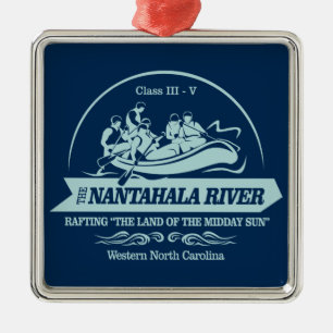 Nantahala River (rafting2) Metal Ornament