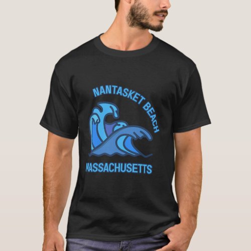 Nantasket Beach Massachusetts Pocket Wave T_Shirt