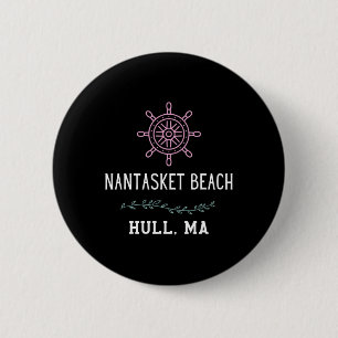 Nantasket Beach Trendy Hull Machusetts Vacation Tr Button