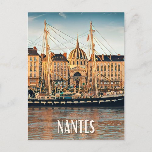 Nantes Photo Vintage Postcard