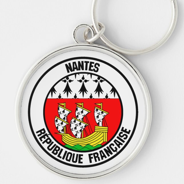 Nantes Round Emblem Keychain (Front)