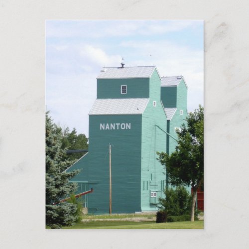 Nanton Grain Elevator Postcard