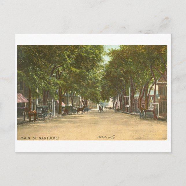 NANTUCKET - 1907 POSTCARD (Front)