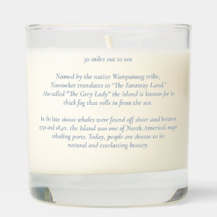 Nantucket 30 Miles Out to Sea Candle