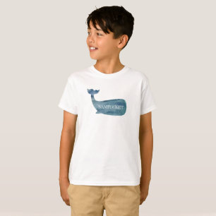 Nantucket Blue Whale Beach T-Shirt