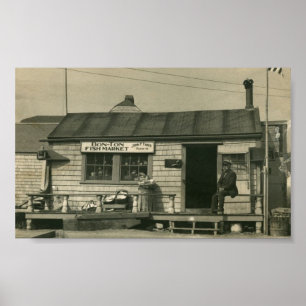 Nantucket Bon-Ton Fish Market Poster