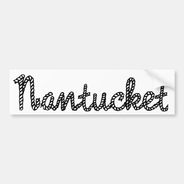 Nantucket Bumper Sticker (Front)